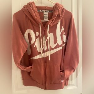 Victoria’s Secret Pink zip up Jacket. Size Large
